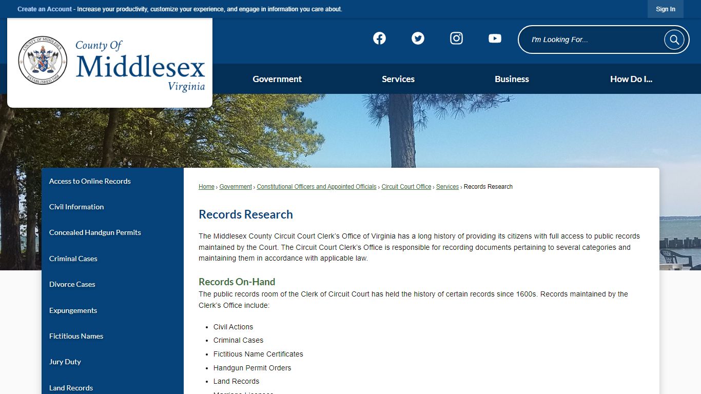 Records Research | Middlesex County, VA